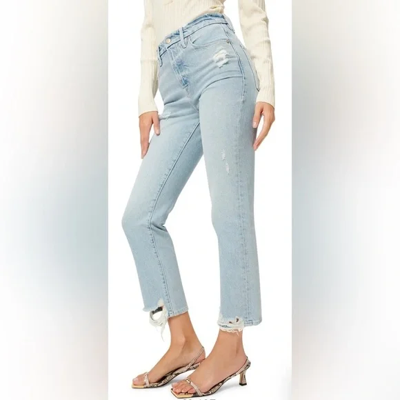 NEW GOOD AMERICAN - Good Boy Vintage Inspired curvy Jean with Tummy Tech - Picture 10 of 15